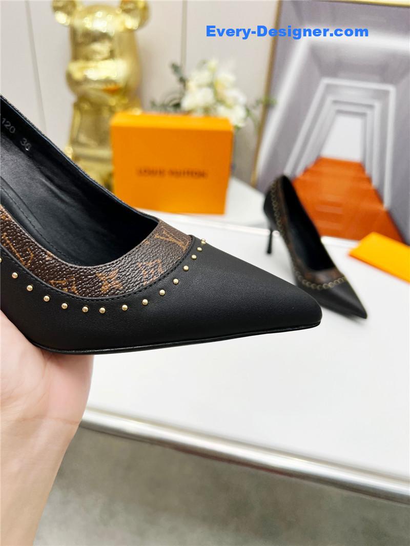 l0vis Vvtt0n lv logo leather shoes