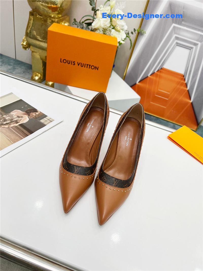 l0vis Vvtt0n lv logo leather shoes