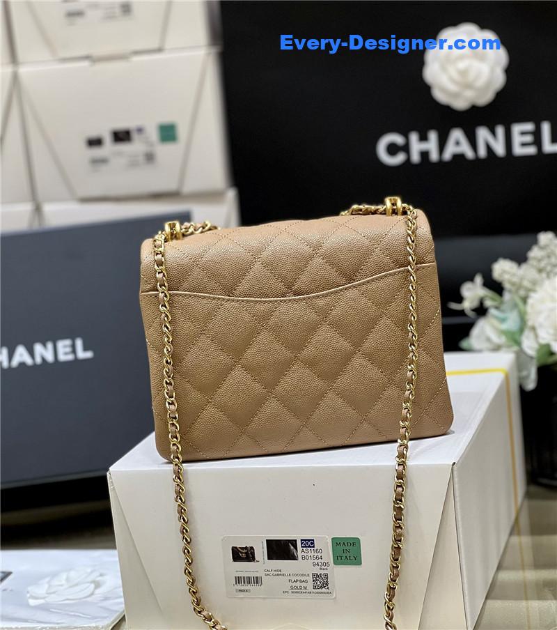 Ch**el leather cf shoulder bag