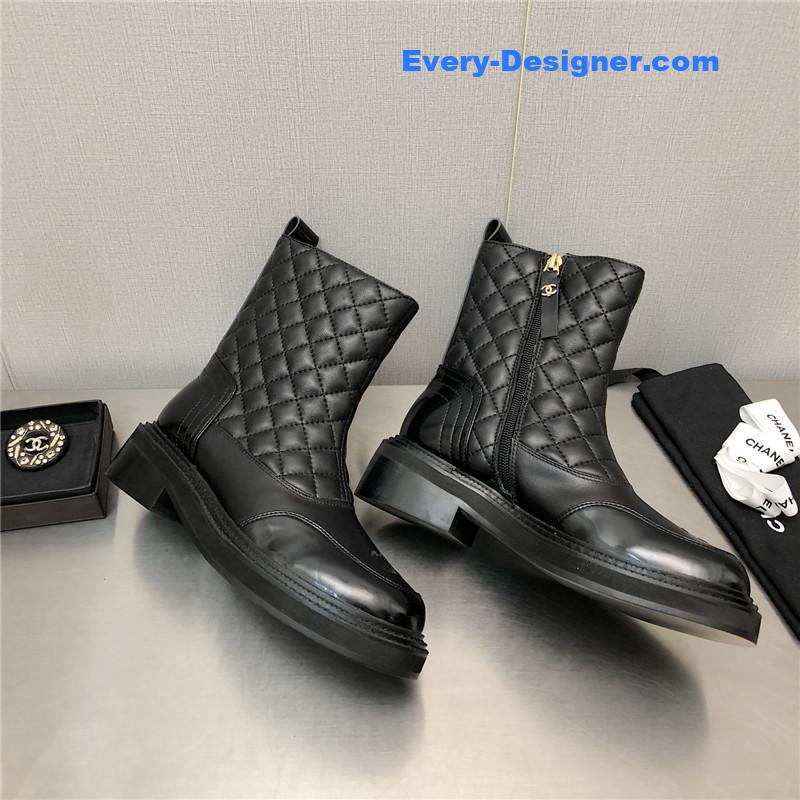 CC classic c embroidery ankle boots