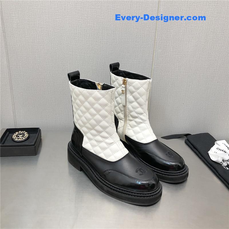 CC classic c embroidery ankle boots