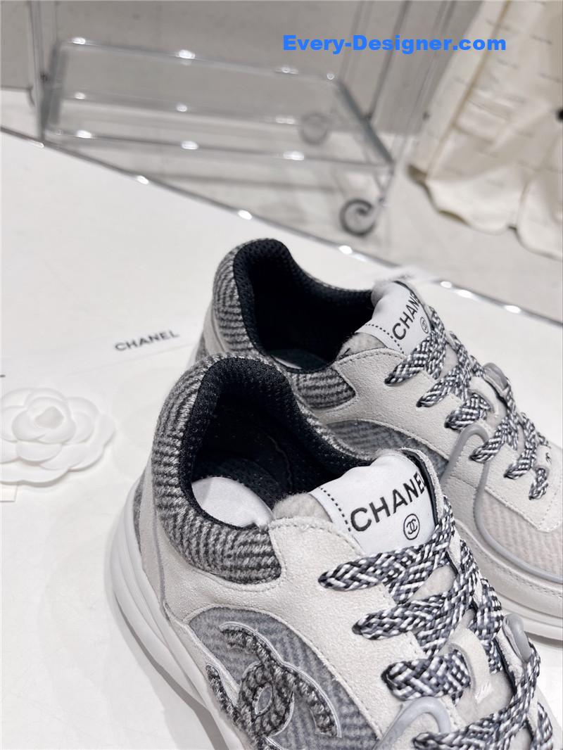 Ch**el logo casual sneakers womens