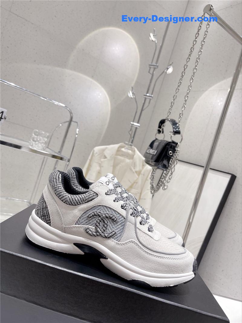 Ch**el logo casual sneakers womens