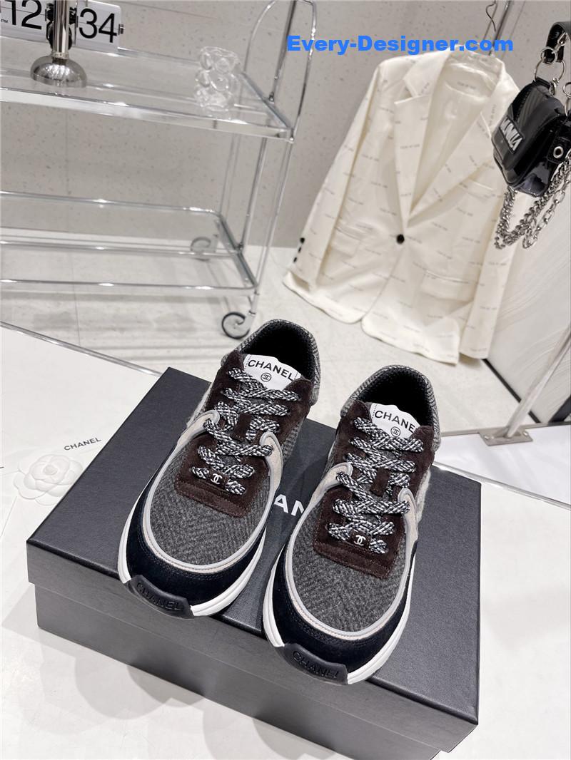 Ch**el logo casual sneakers womens
