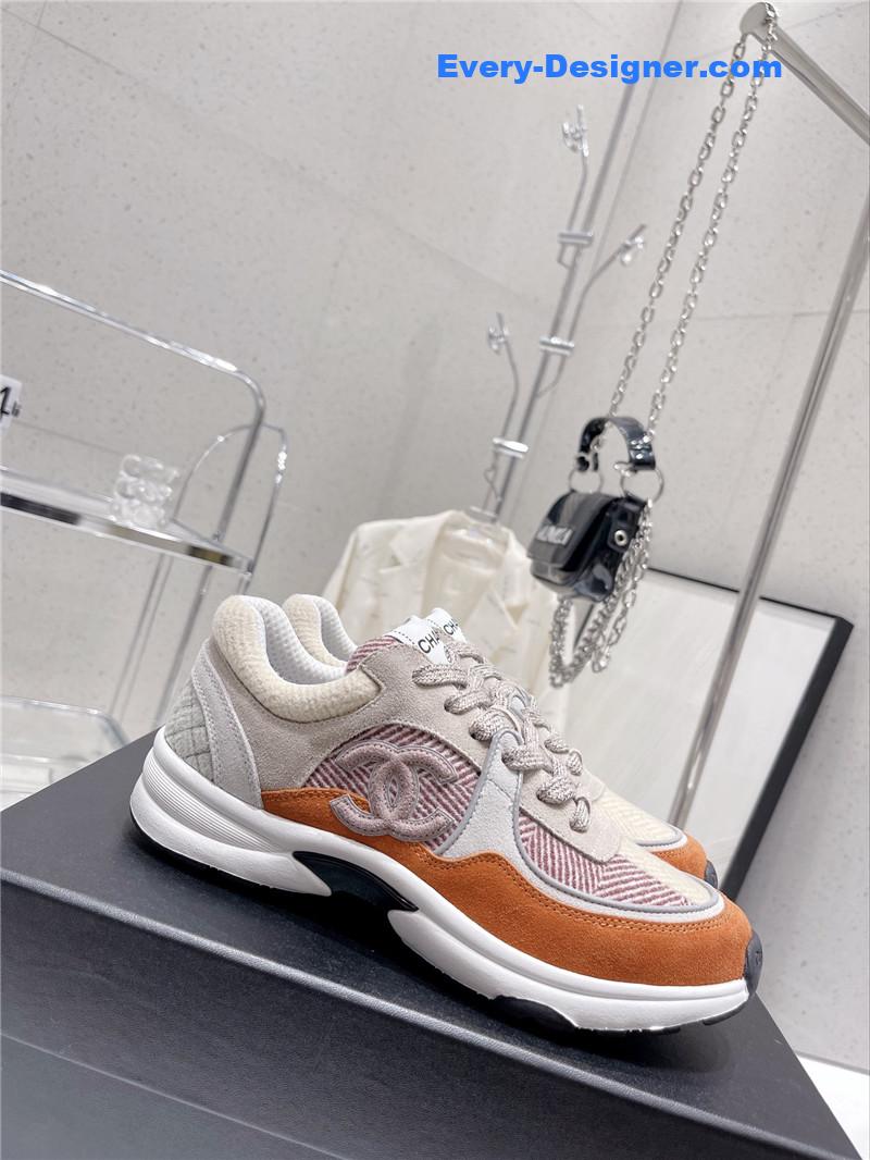 Ch**el logo casual sneakers womens