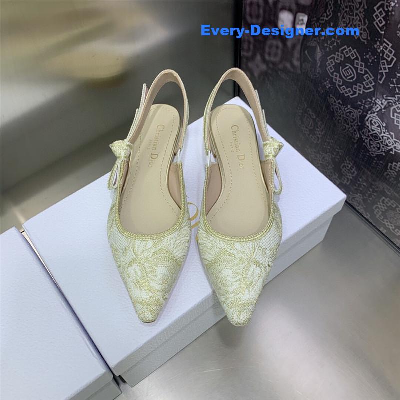 D10r bowknot color matching women’s shoes