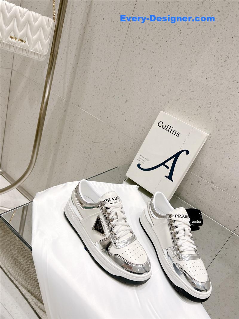 Pra*a leather sneakers