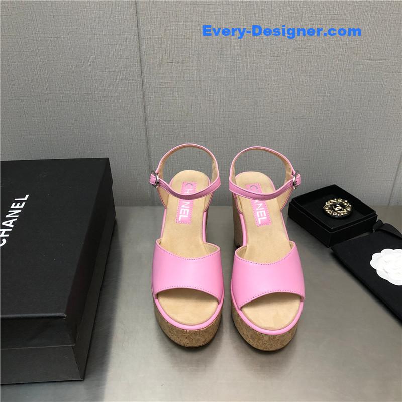 CC fish mouth stiletto sandals