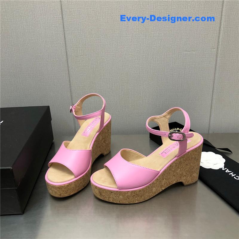 CC fish mouth stiletto sandals