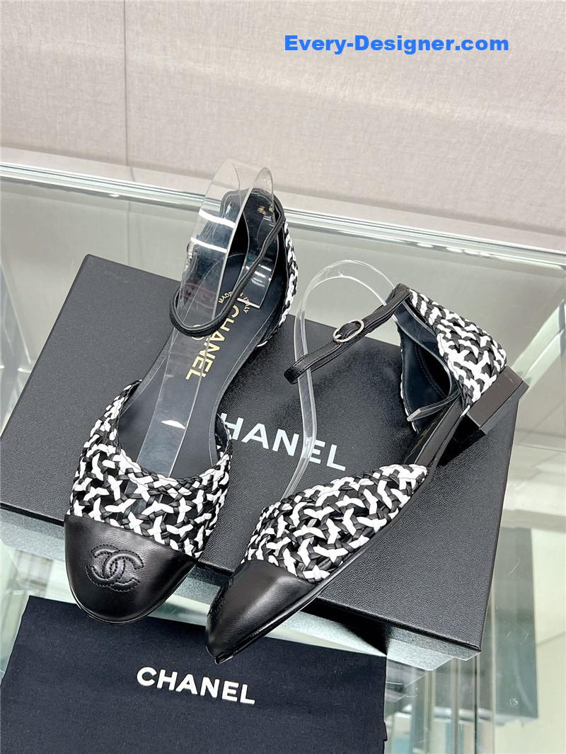 CC Mary Jane hollow woven sandals