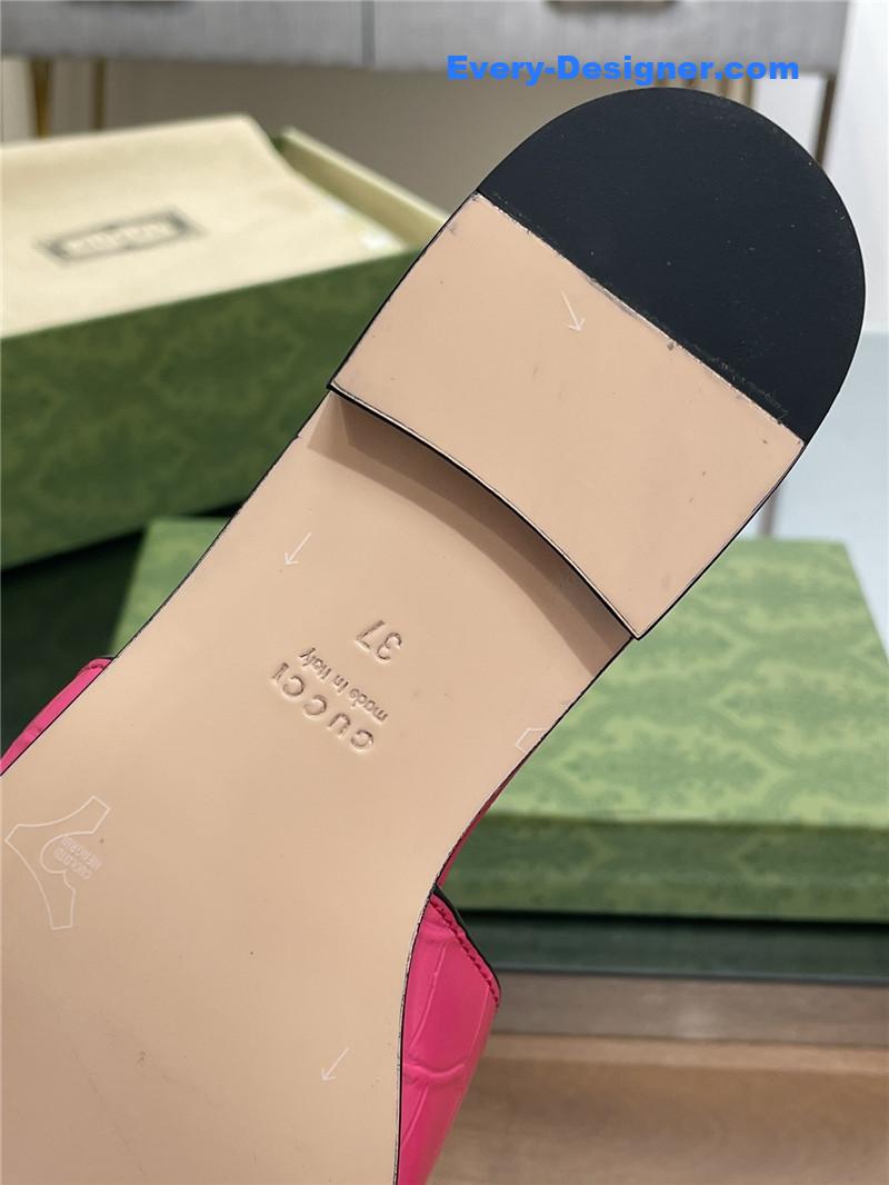 Gvc*1 logo gg cutout slippers