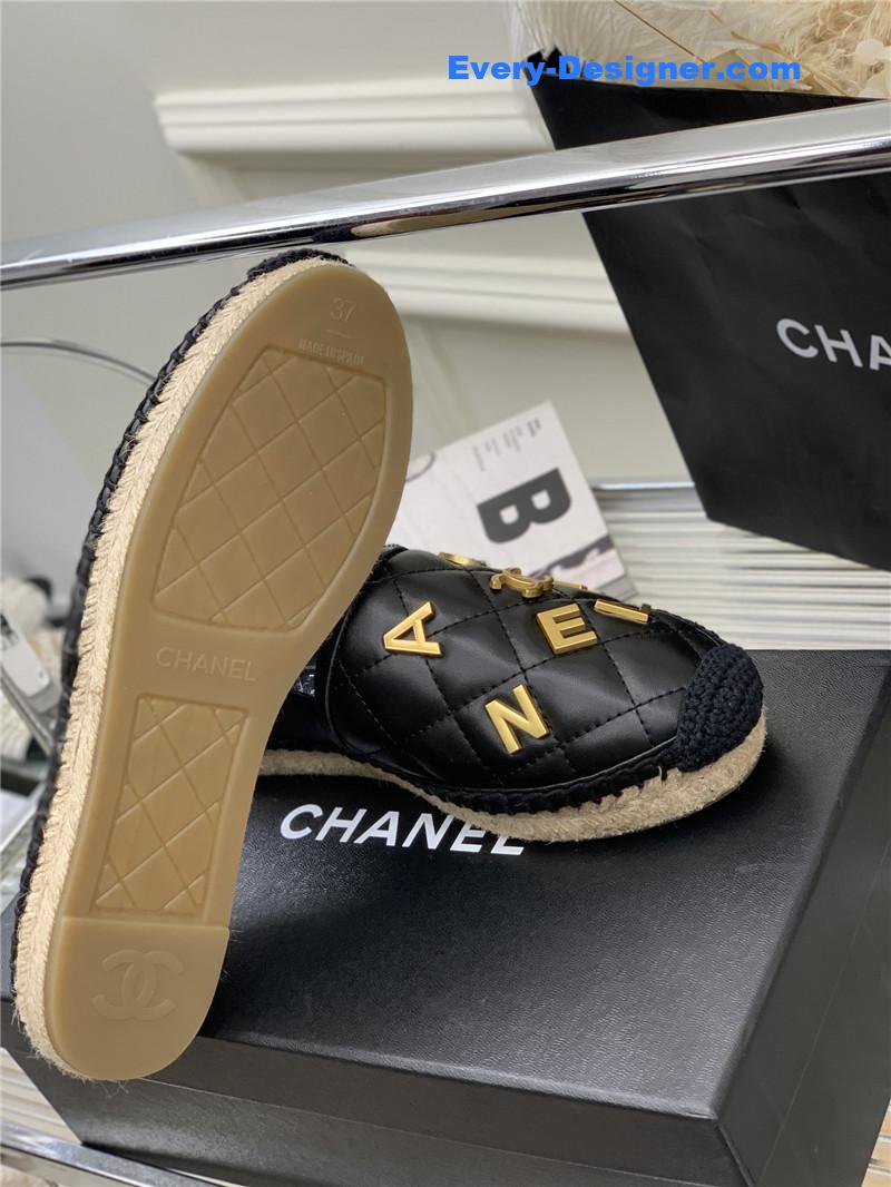 CC letter fisherman shoes