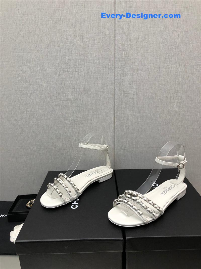 CC new chain flat sandals