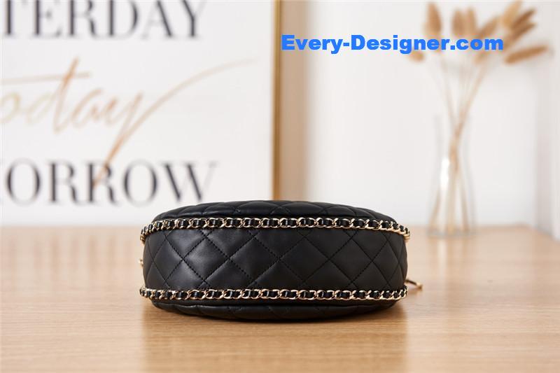 Ch**el small hobo bag black