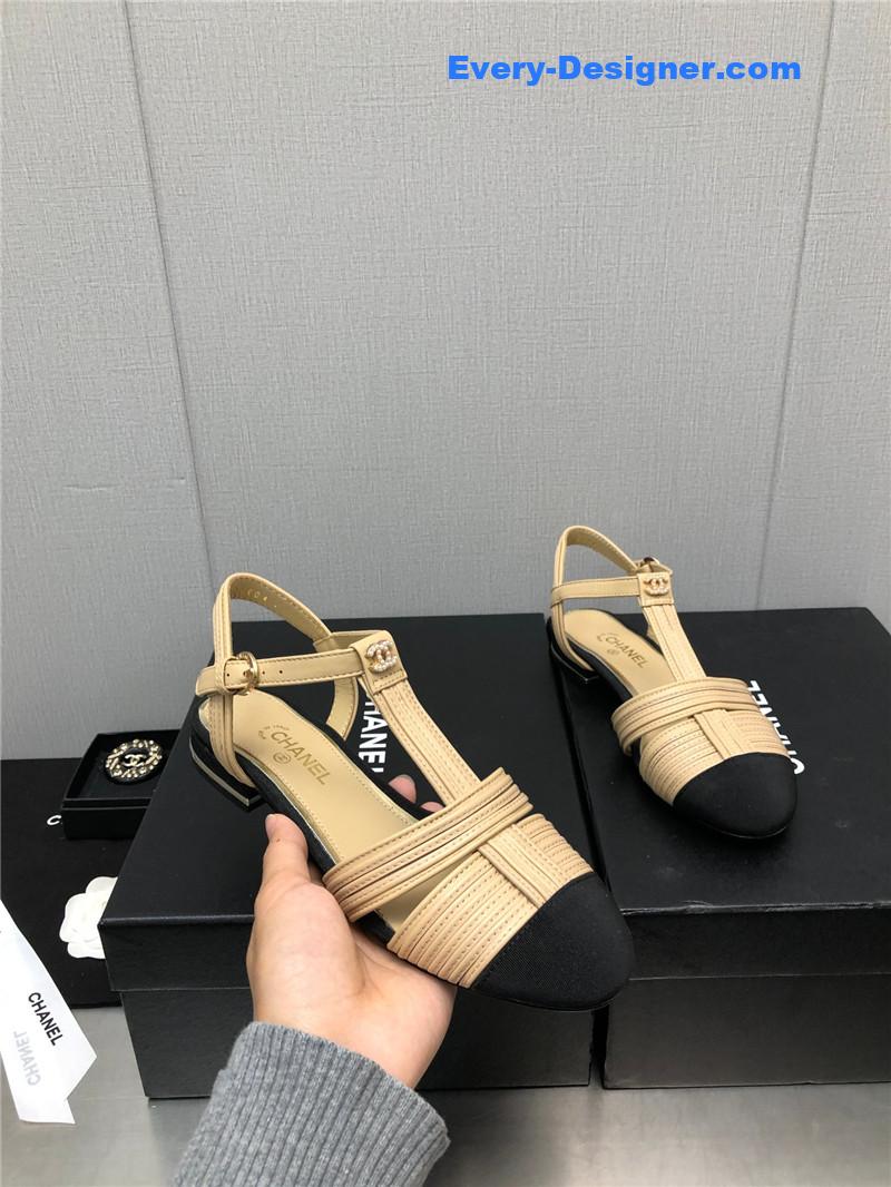 CC new C buckle rhinestone high heels