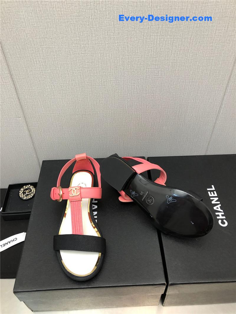 CC new C buckle rhinestone high heels
