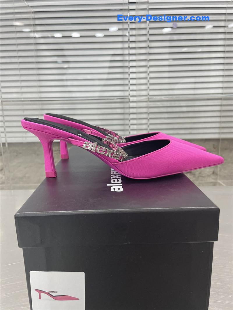 A1exa*der wang pointed toe satin back sandals