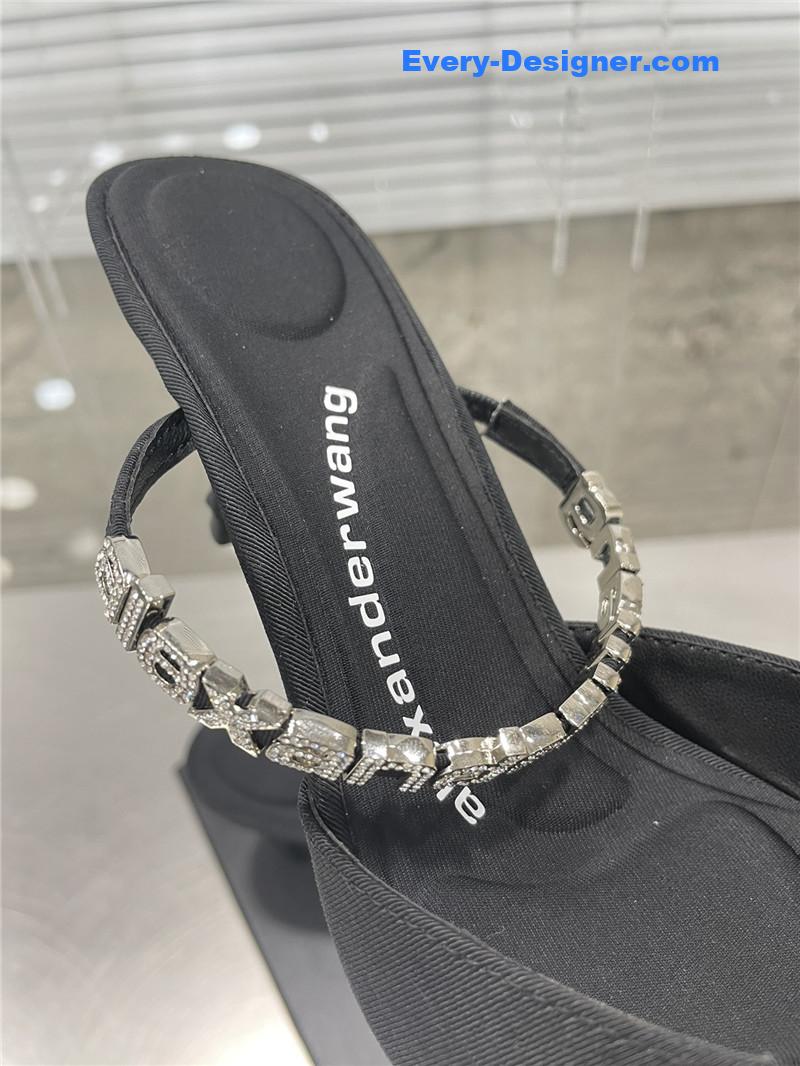A1exa*der wang pointed toe satin back sandals