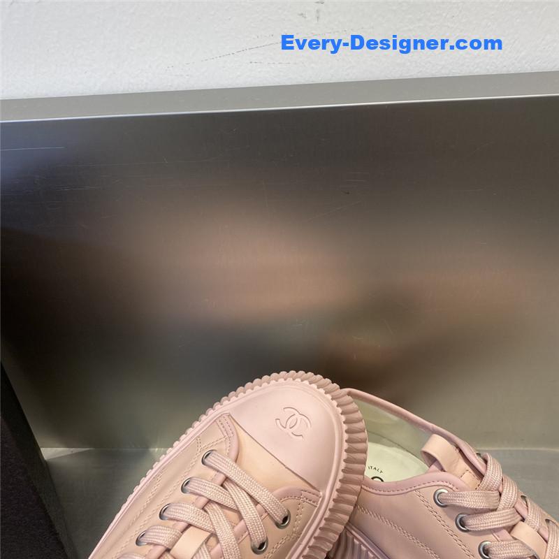 CC latest full leather platform biscuit shoes