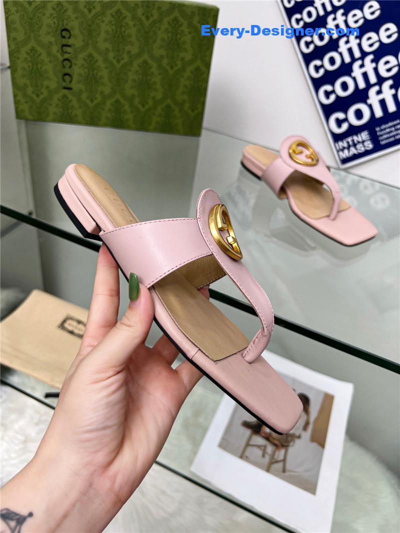 Gvc*1 flat heel slippers
