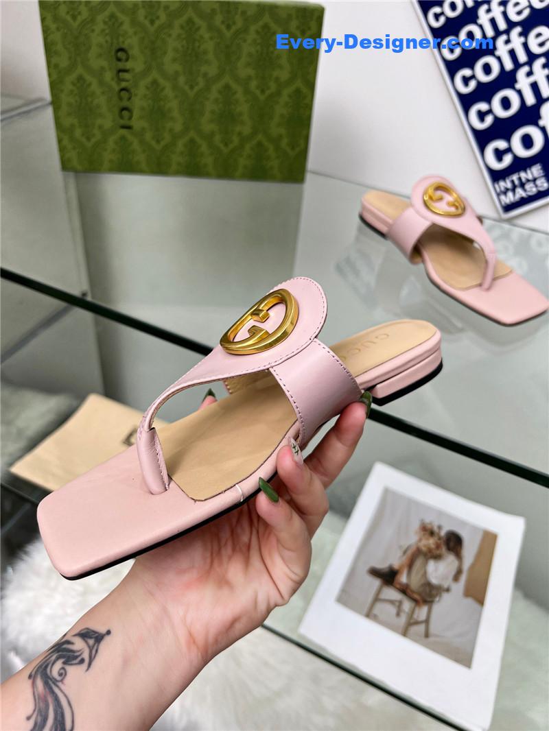 Gvc*1 flat heel slippers
