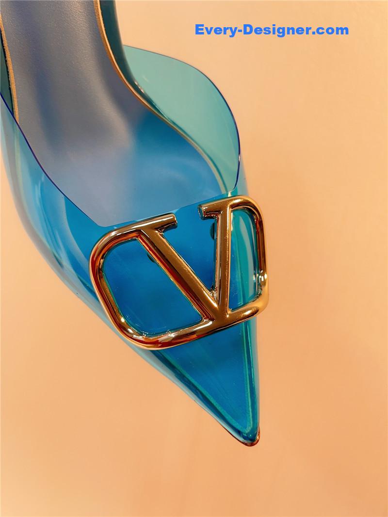 Va1e*ntin0 spring summer all-match high-heeled slippers