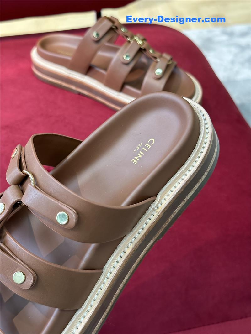 Ce1i*e spring and summer triumphal arch roman slippers