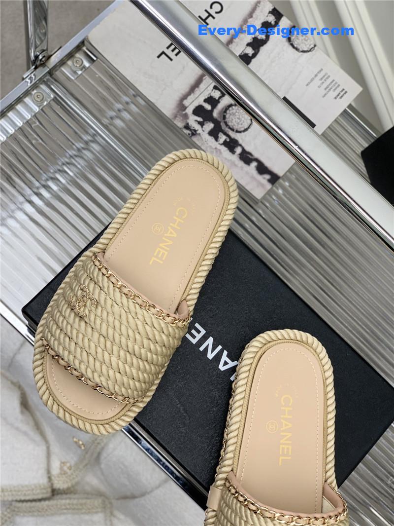 CC new woven slippers