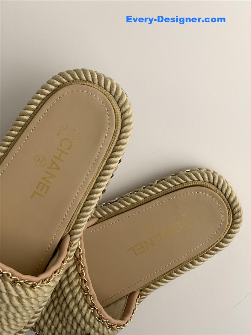 CC new woven slippers
