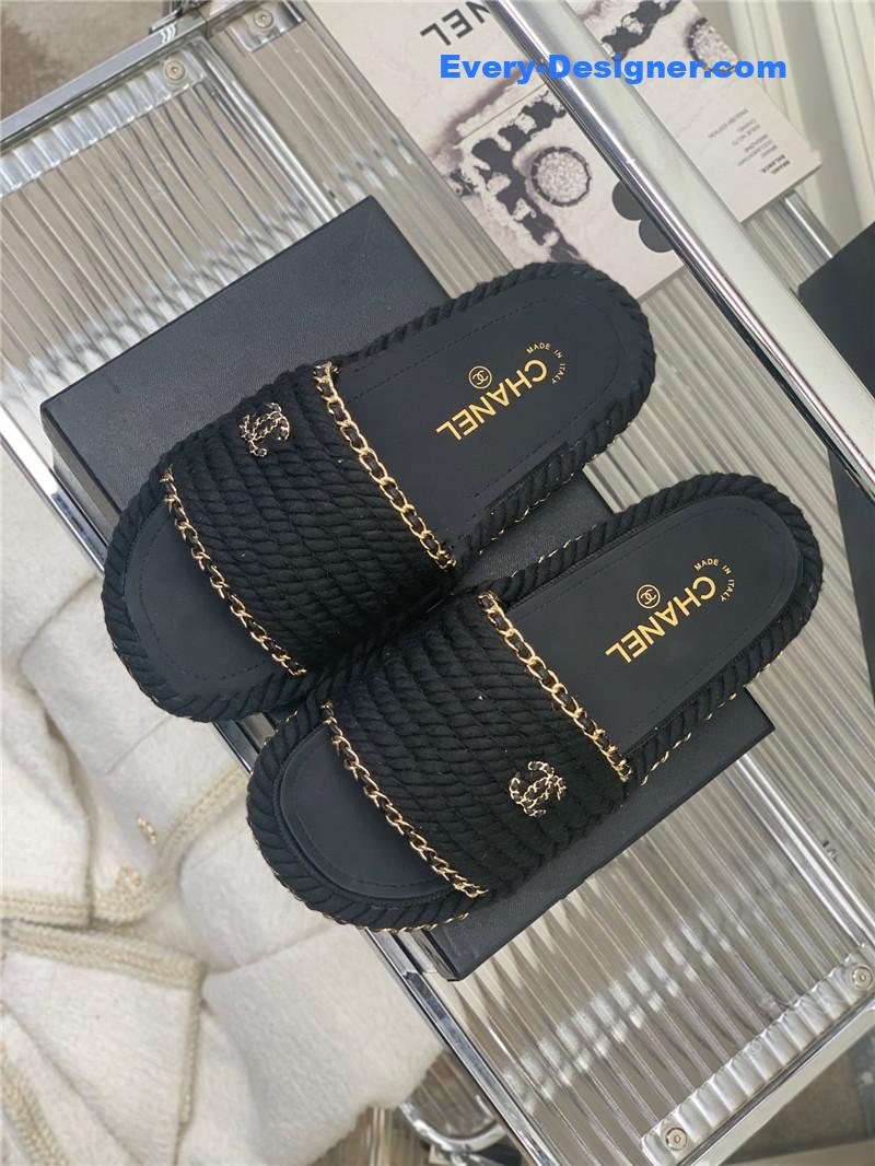 CC new woven slippers