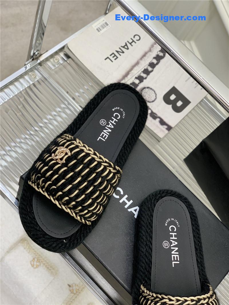CC new woven slippers