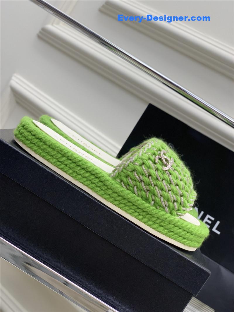 CC new woven slippers