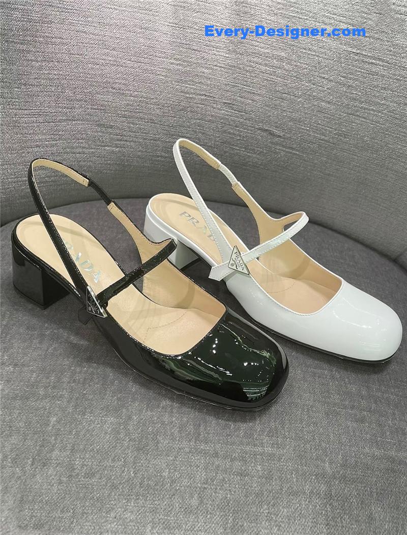 Pra*a delicate triangle logo sneakers