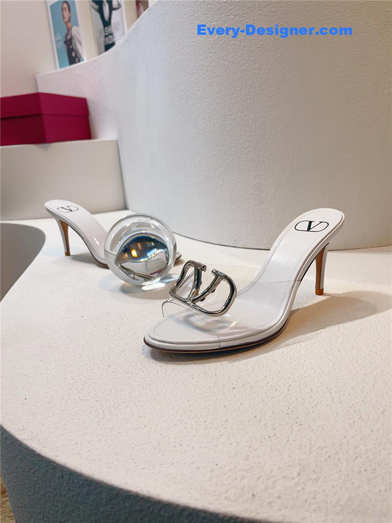 Va1e*ntin0 spring summer all-match high-heeled slippers