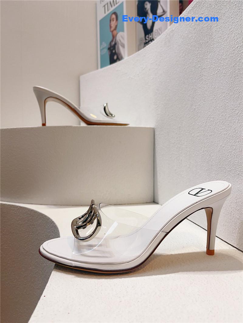 Va1e*ntin0 spring summer all-match high-heeled slippers