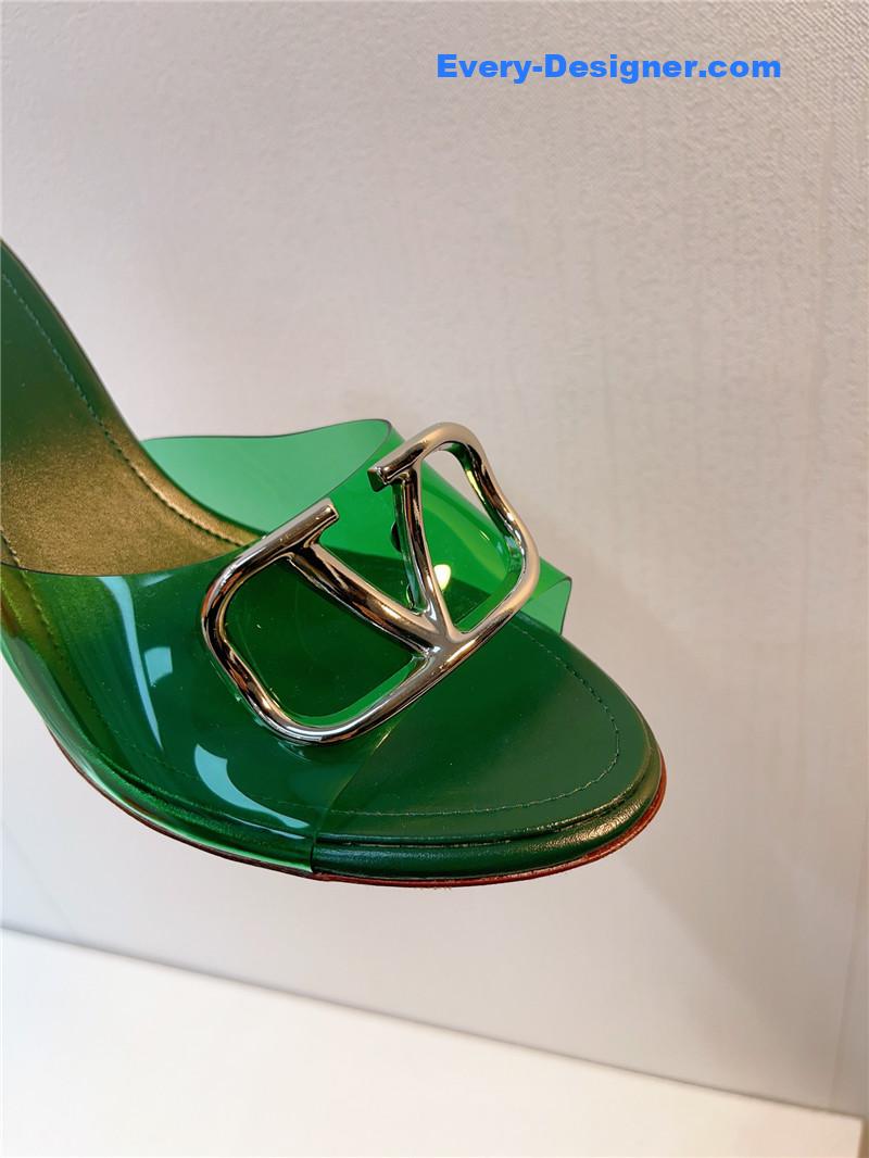 Va1e*ntin0 spring summer all-match high-heeled slippers