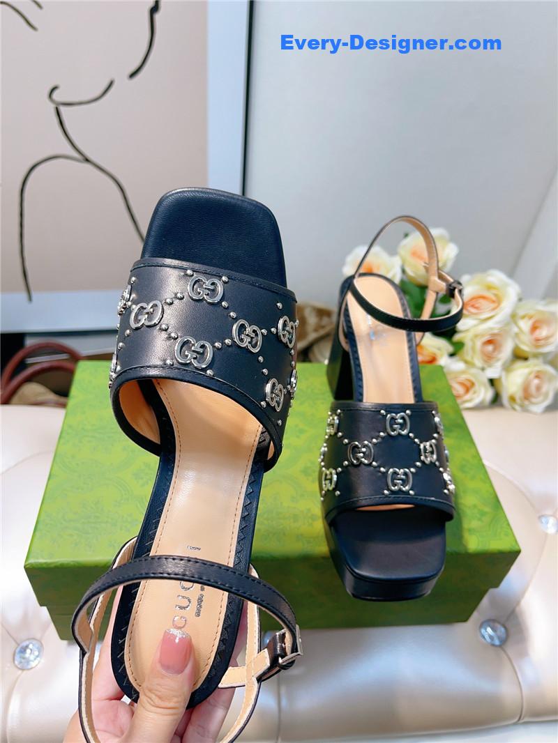 Gvc*1 gg buckle platform high heels