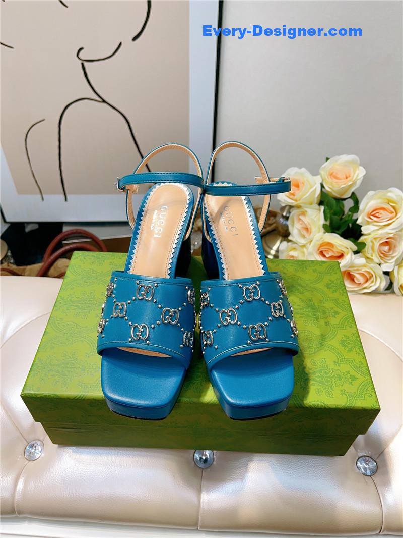Gvc*1 gg buckle platform high heels