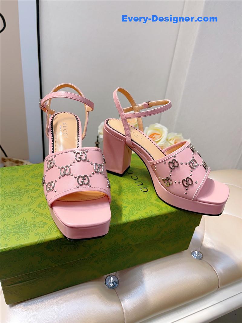 Gvc*1 gg buckle platform high heels