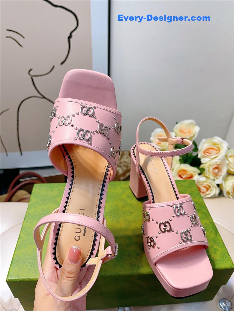 Gvc*1 gg buckle platform high heels