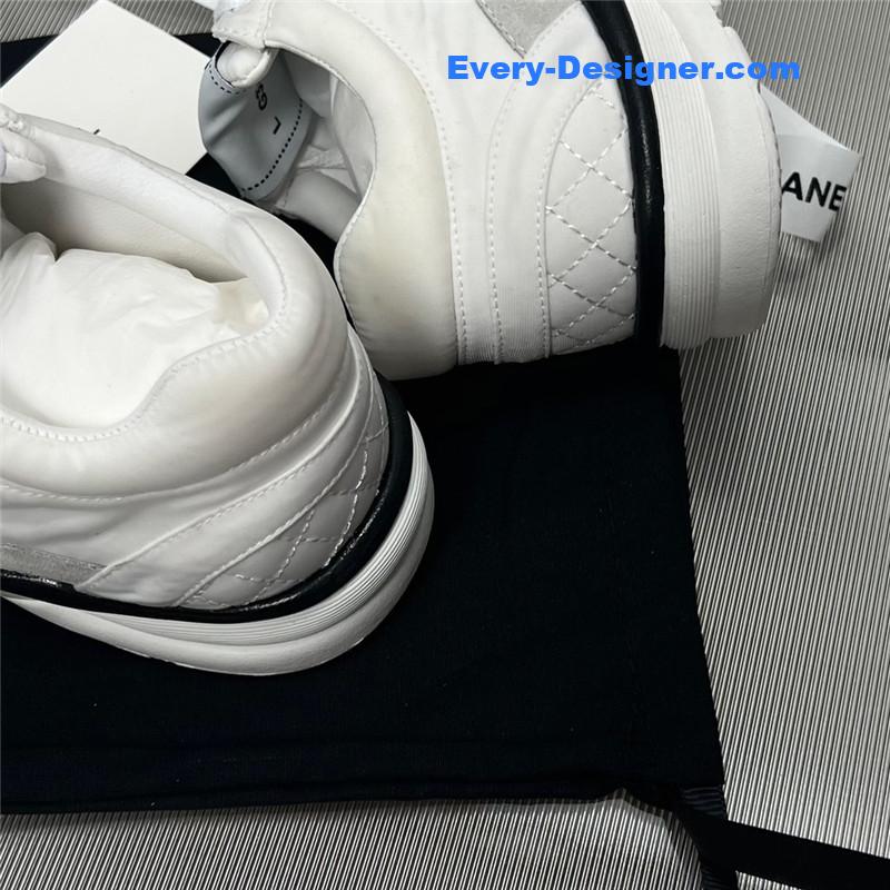 Ch**el patchwork casual sneakers