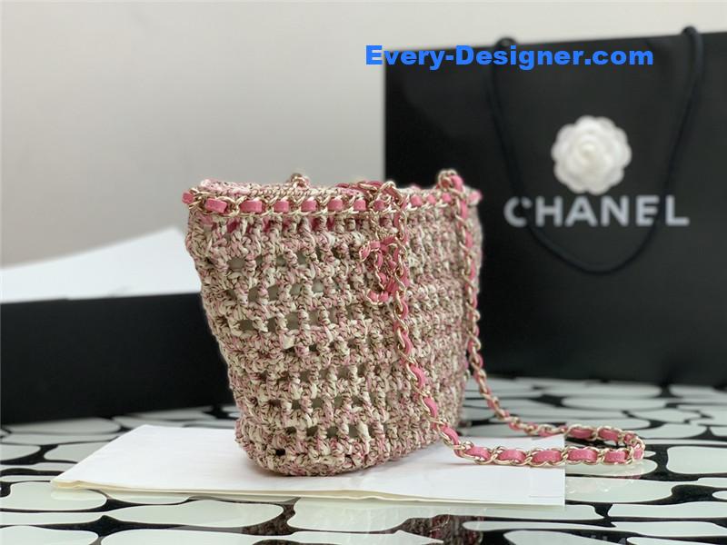 Ch**el straw bag