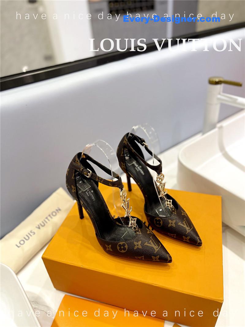 l0vis Vvtt0n lv fashion bazaar metal chain high heels
