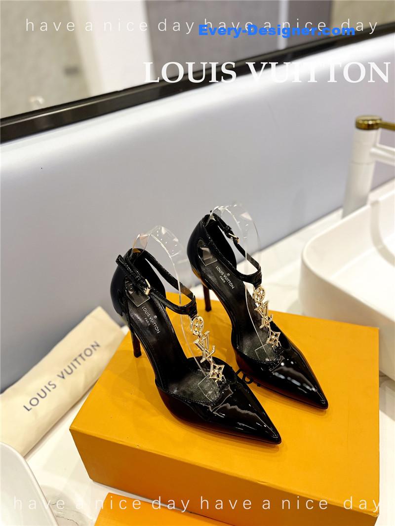 l0vis Vvtt0n lv fashion bazaar metal chain high heels
