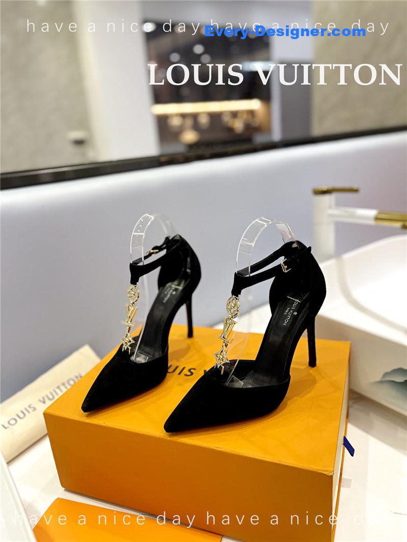 l0vis Vvtt0n lv fashion bazaar metal chain high heels