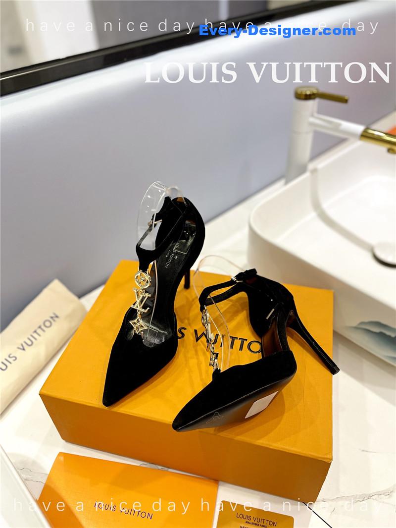 l0vis Vvtt0n lv fashion bazaar metal chain high heels