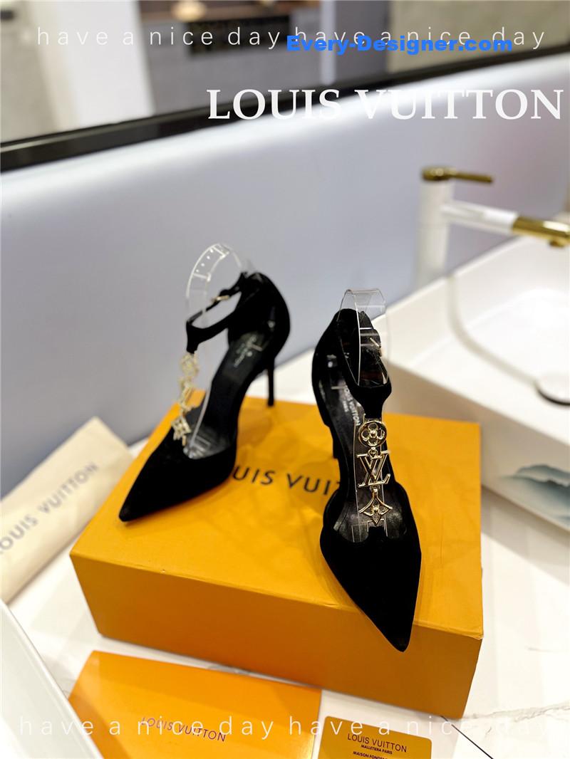 l0vis Vvtt0n lv fashion bazaar metal chain high heels