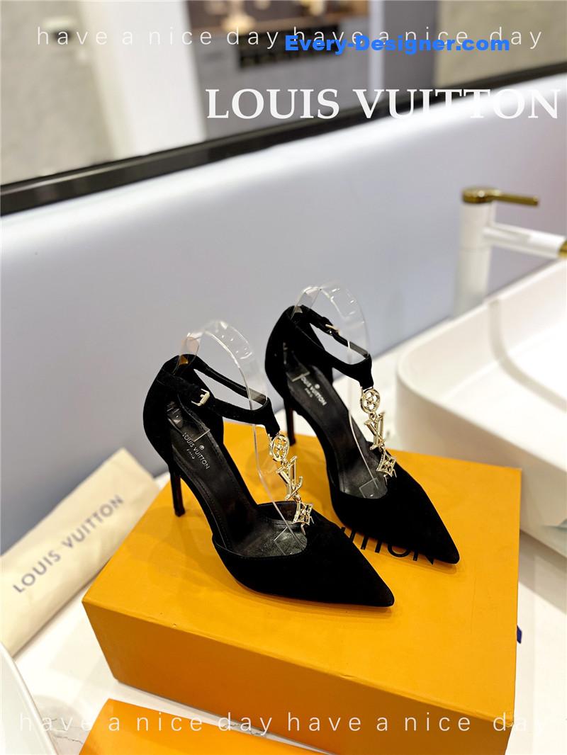 l0vis Vvtt0n lv fashion bazaar metal chain high heels