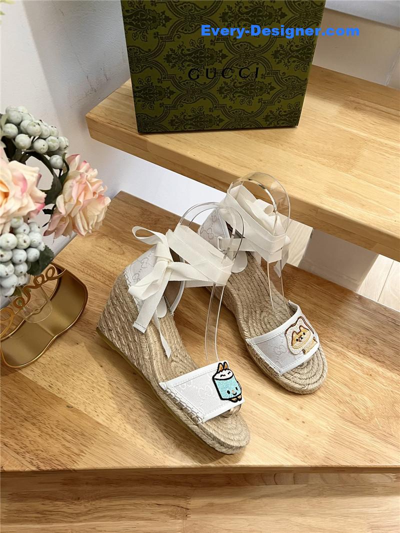 Gvc*1 espadrille wedge platform shoes