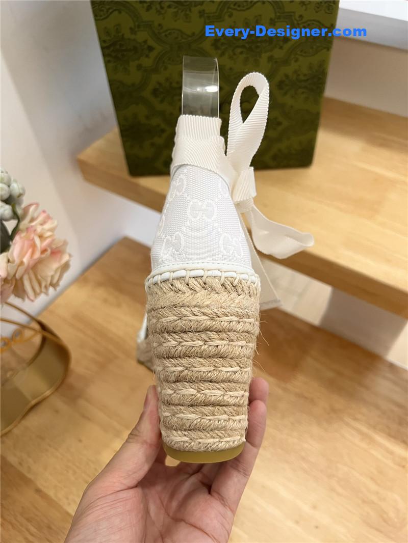 Gvc*1 espadrille wedge platform shoes